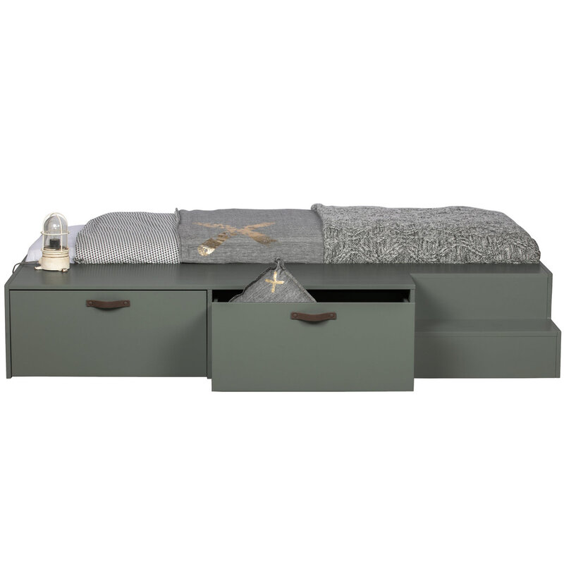 vtwonen-collectie Stage Bed + Drawers Pine Soap 80X200 cm Excl Slatted Base[Fsc]