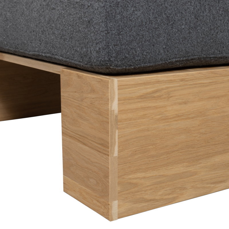 vtwonen-collectie Eat Up Wall Bench Including Cushions Denim Oak Natural[Fsc]