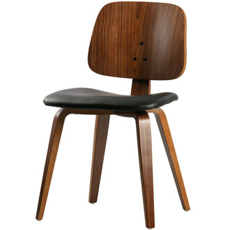 vtwonen Classic Dining Room Chair Black/Walnut