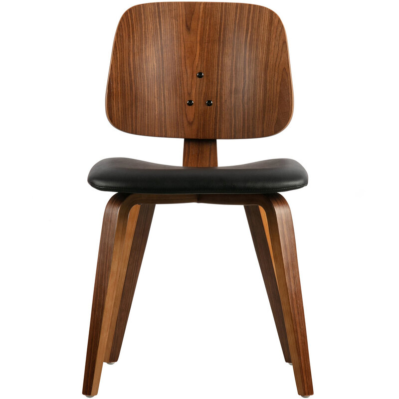 vtwonen-collectie Classic Dining Room Chair Black/Walnut
