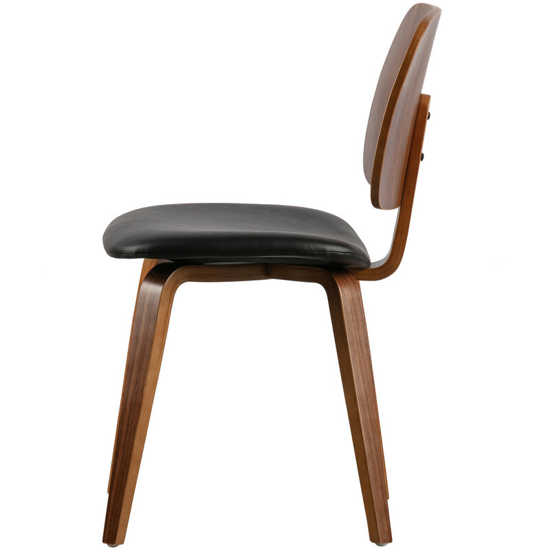 vtwonen-collectie Classic Dining Room Chair Black/Walnut