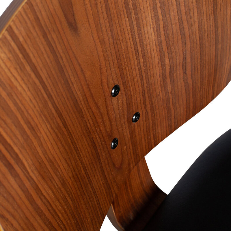 vtwonen-collectie Classic Dining Room Chair Black/Walnut