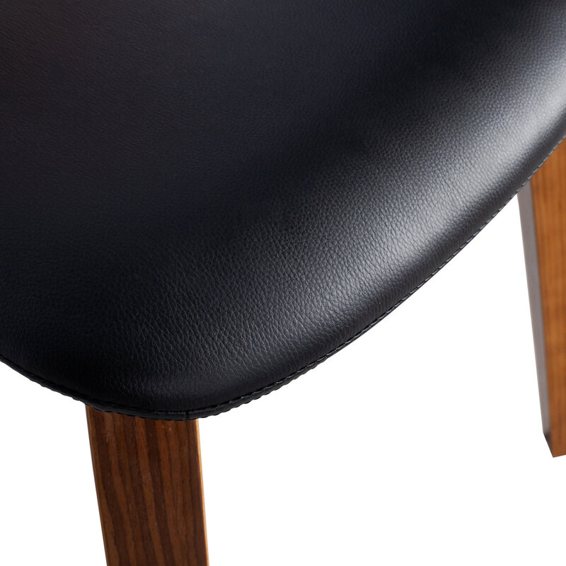 vtwonen-collectie Classic Dining Room Chair Black/Walnut