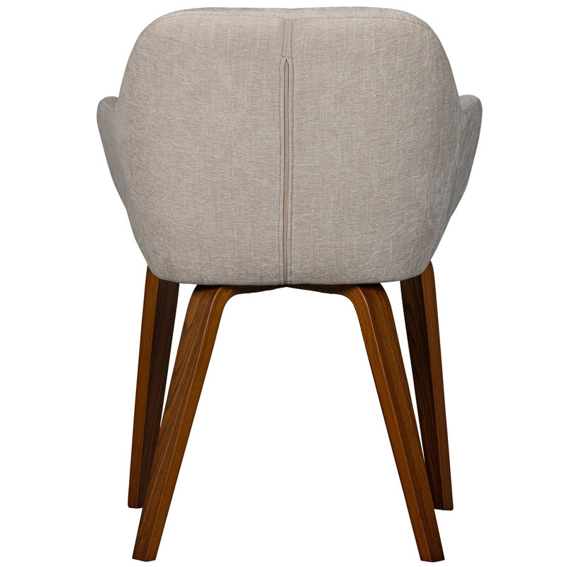 vtwonen-collectie Base Dining Room Chair Velvet Melange Sand