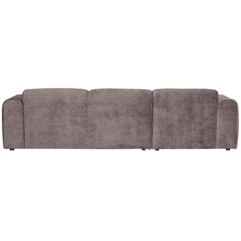WOOOD-collectie Cloud Chaise Longue Links Geweven Chenille Taupe
