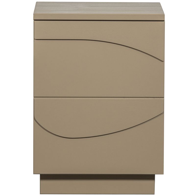 WOOOD-collectie Teo Bedside Table Pine Mud [Fsc]