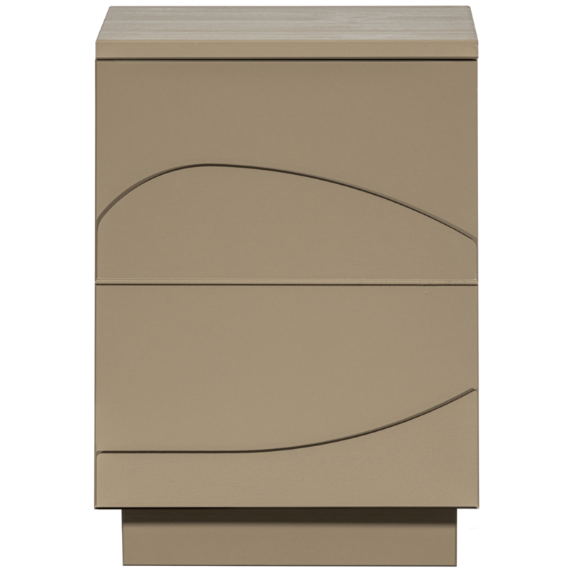 WOOOD-collectie Teo Bedside Table Pine Mud [Fsc]