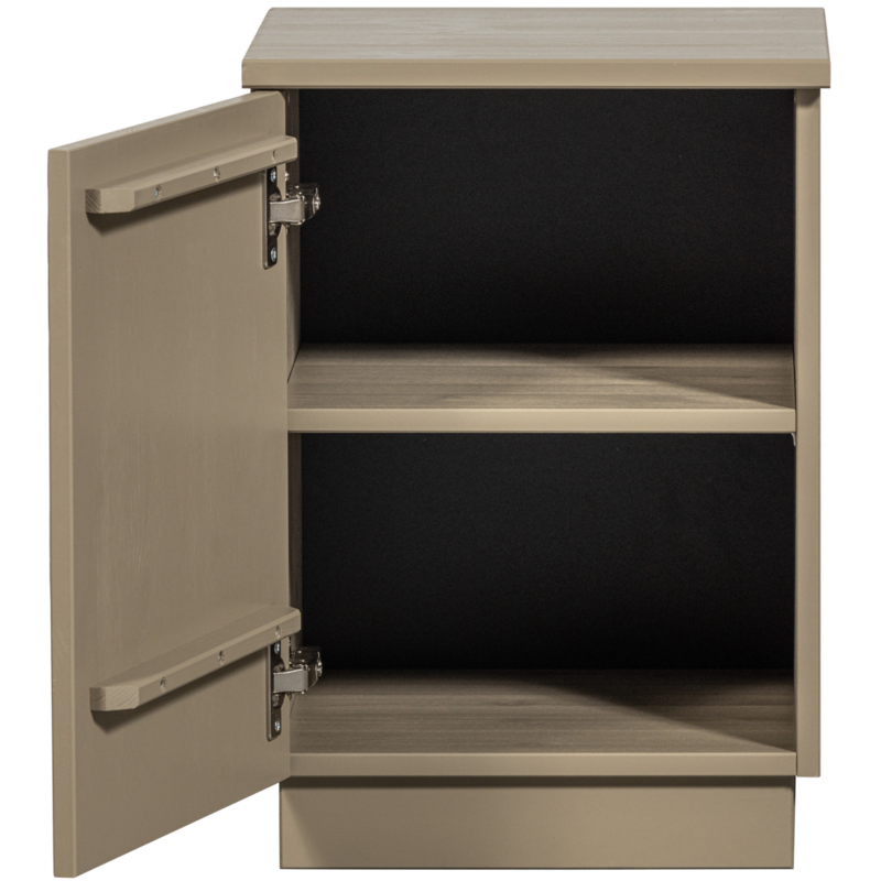 WOOOD-collectie Teo Bedside Table Pine Mud [Fsc]