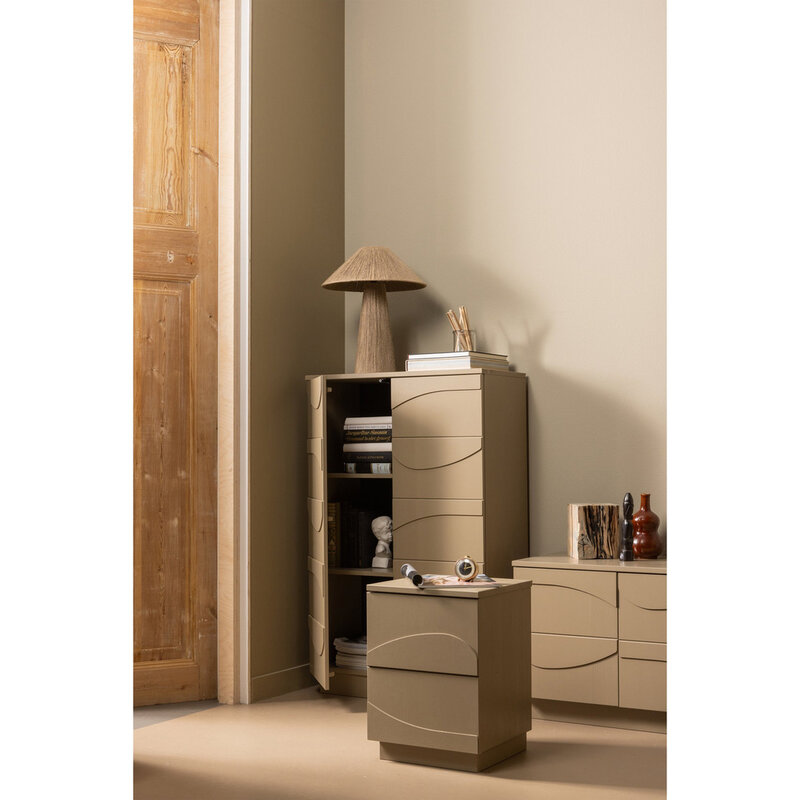 WOOOD-collectie Teo Cabinet Pine Mud [Fsc]