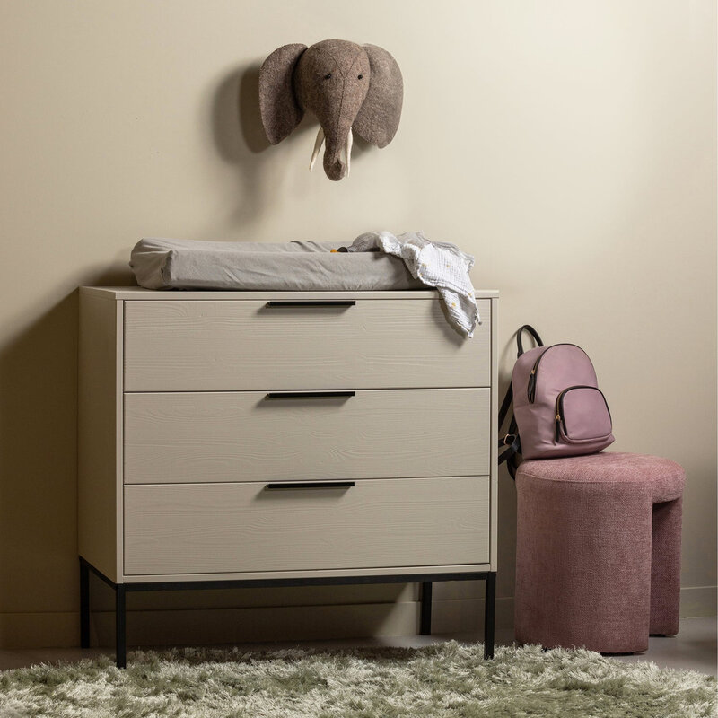 WOOOD-collectie Adam Chest of Drawers Pine Dust [Fsc]