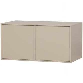 vtwonen Daily Closet Double 50x100 cm Pine Dakar Gray [FSC]