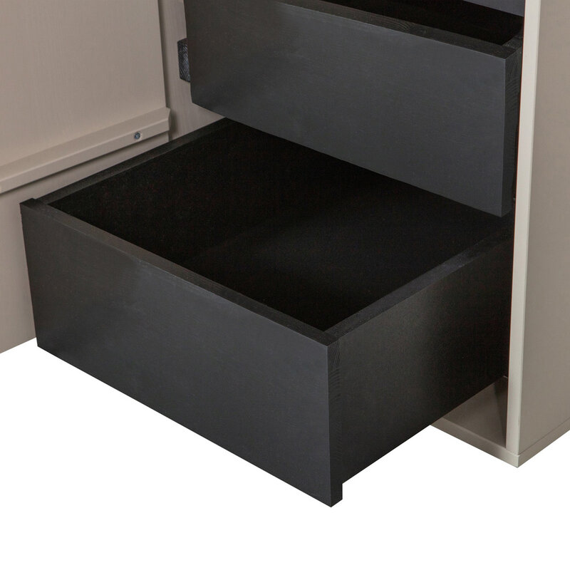vtwonen-collectie Daily Closet Single 200x50 cm Pine Dakar Gray [FSC]