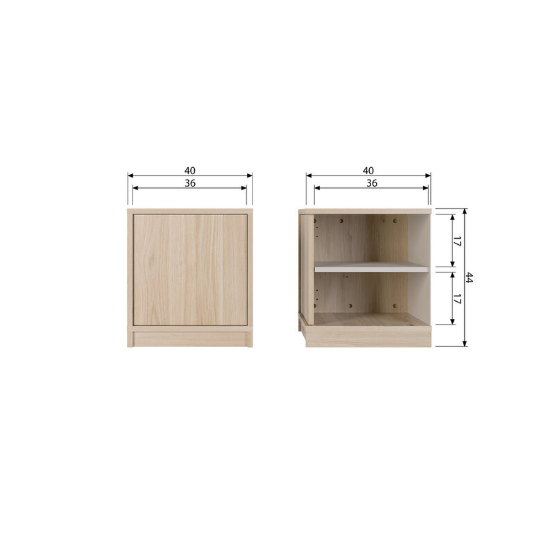 vtwonen-collectie Modular base cabinet 40 cm oak natural matt [FSC]