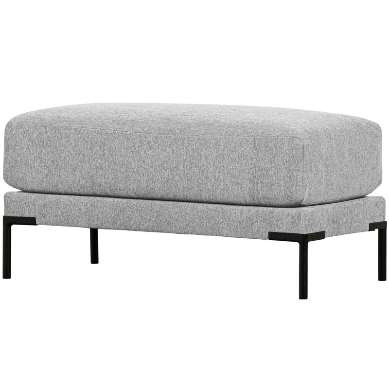 vtwonen-collectie Couple Pouf 50 cm Light Gray