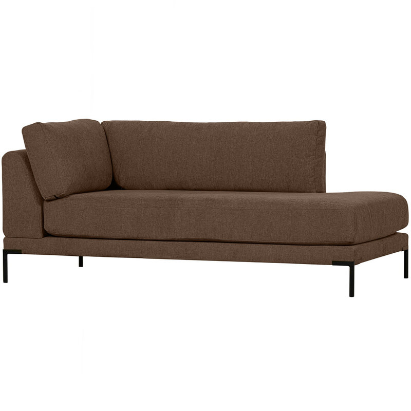 vtwonen-collectie Couple Lounge Element Rechts Chocolade Bruin