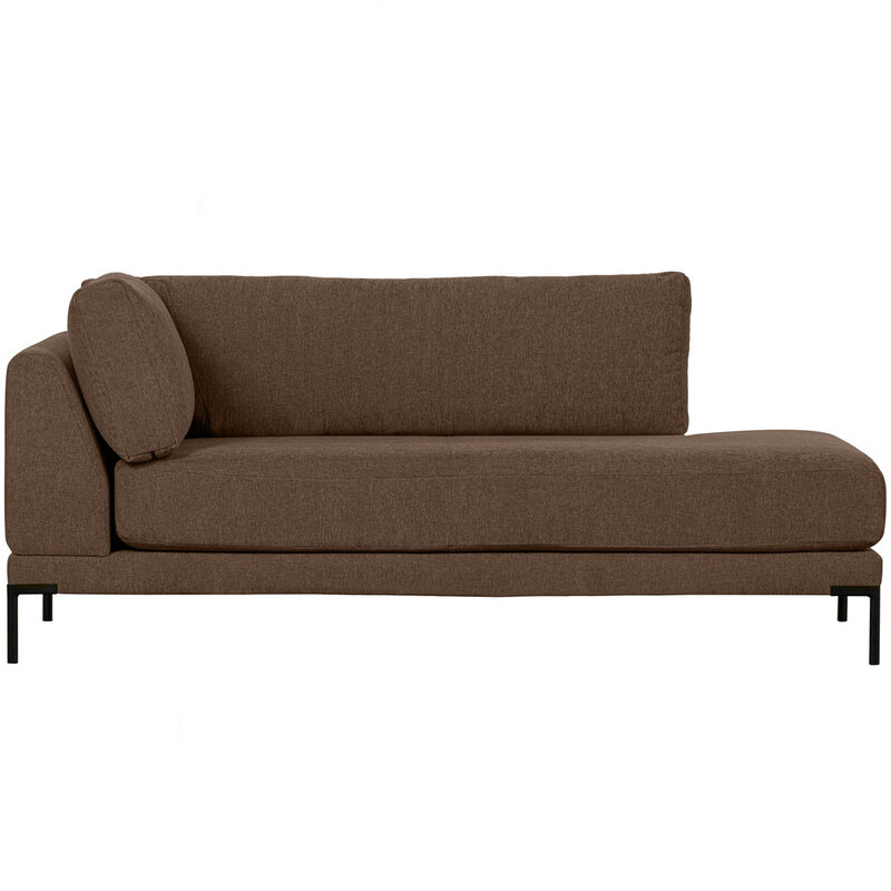 vtwonen-collectie Couple Lounge Element Rechts Chocolade Bruin