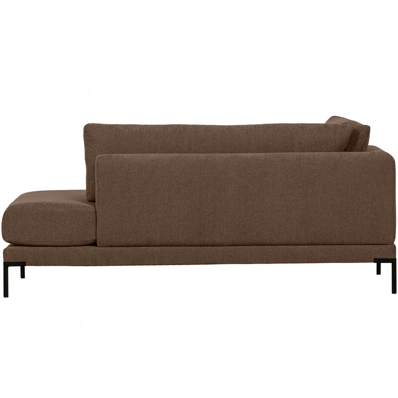 vtwonen-collectie Couple Lounge Element Rechts Chocolade Bruin