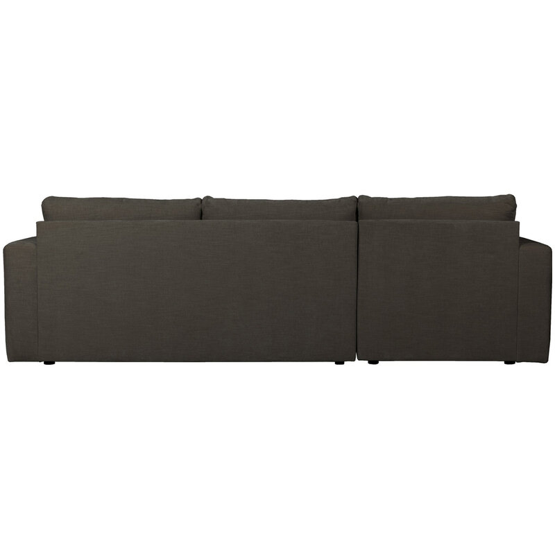 vtwonen-collectie Bar Chaise Longue Woven Fabric Left Anthracite