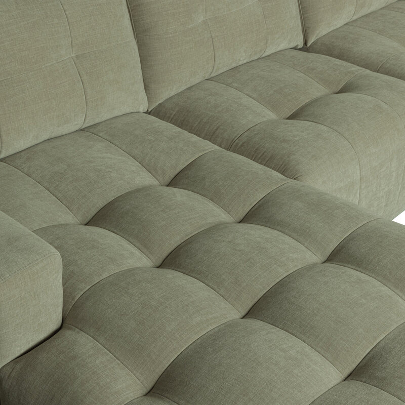 vtwonen-collectie Bar Chaise Longue Geweven Stof Links Groen