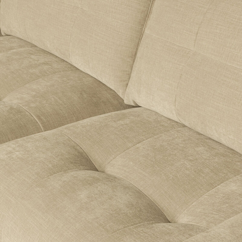 vtwonen-collectie Bar Chaise Longue Woven Fabric Left Sand