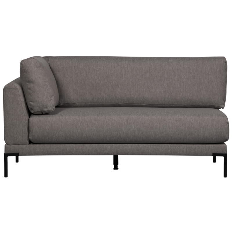 vtwonen-collectie Couple Dining Bench Corner Element Right Gray Melange