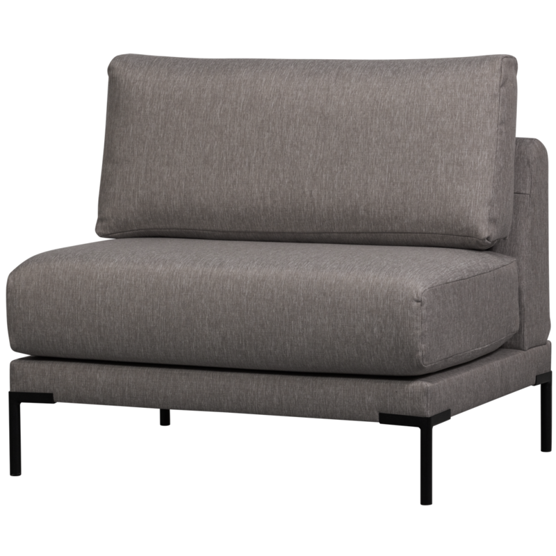 vtwonen-collectie Couple Dining Bench Element 100 cm Gray Melange