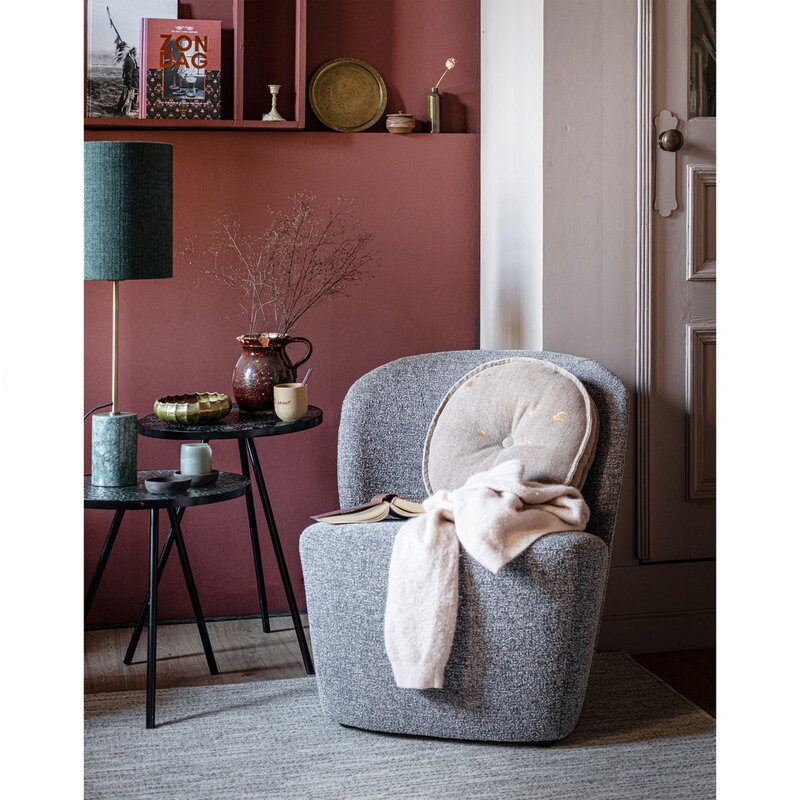 vtwonen-collectie Lofty Fauteuil Grijs Gemeleerd