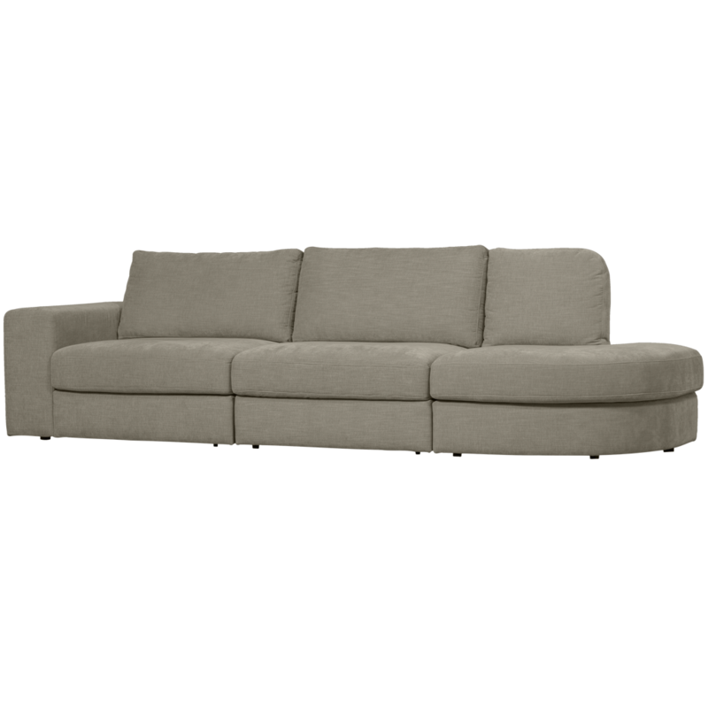vtwonen-collectie Family 2.5-Seater Round Right Warm Gray