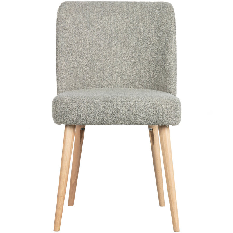 vtwonen-collectie Force Eetkamerstoel boucle Grijs