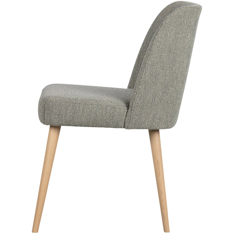 vtwonen-collectie Force Eetkamerstoel boucle Grijs