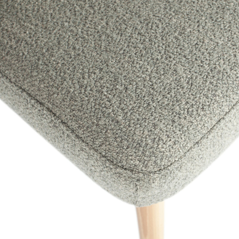 vtwonen-collectie Force Eetkamerstoel boucle Grijs