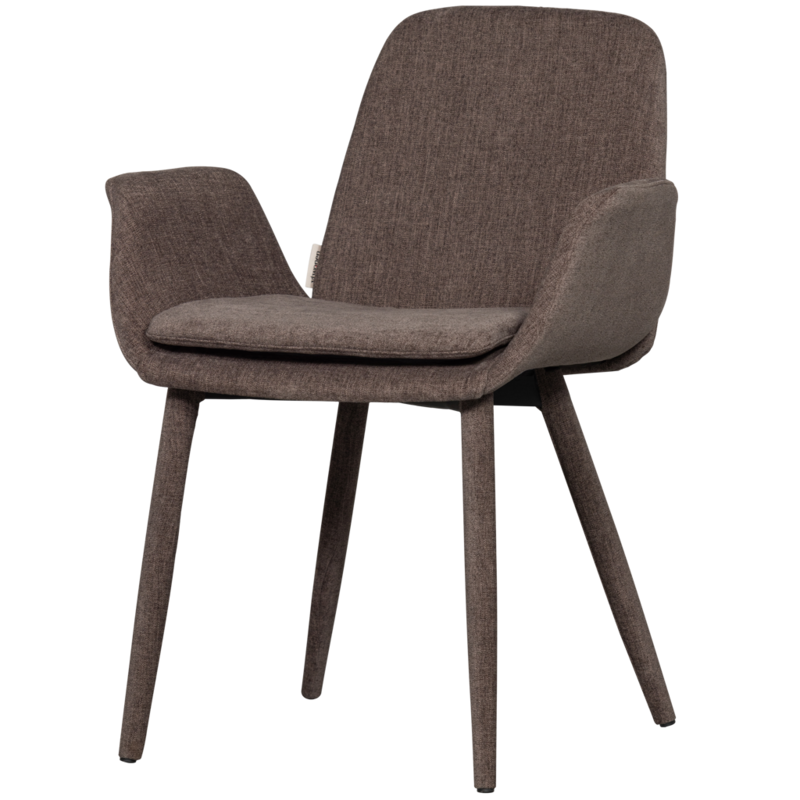 vtwonen-collectie Curve Dining Chair Brown