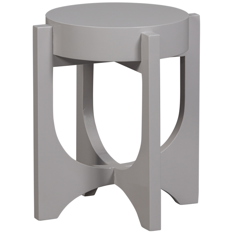 vtwonen-collectie Hold Up Bijzettafel Mango Hout Warm Grijs 41X35 cm