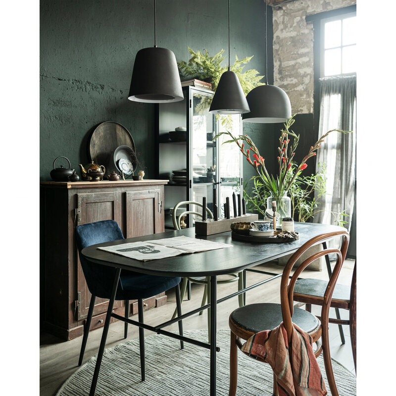 vtwonen-collectie Elegance Dining Table Mango Wood/Metal Black