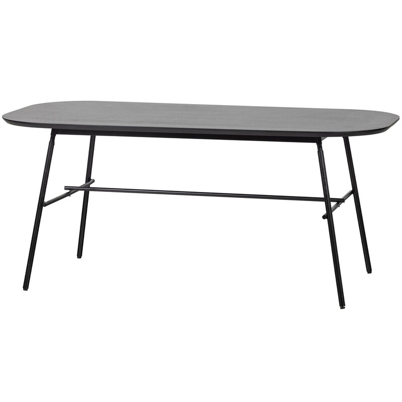 vtwonen-collectie Elegance Dining Table Mango Wood/Metal Black