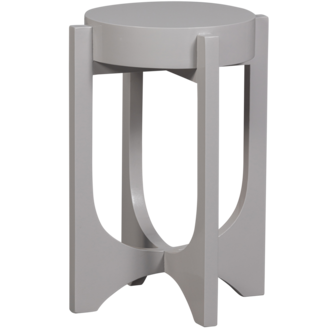 vtwonen Hold Up Bijzettafel Mango Hout Warm Grijs 51X35 cm