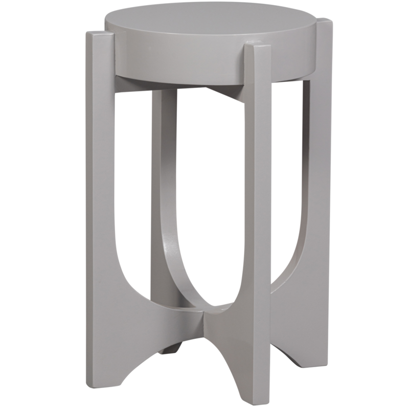vtwonen-collectie Hold Up Bijzettafel Mango Hout Warm Grijs 51X35 cm