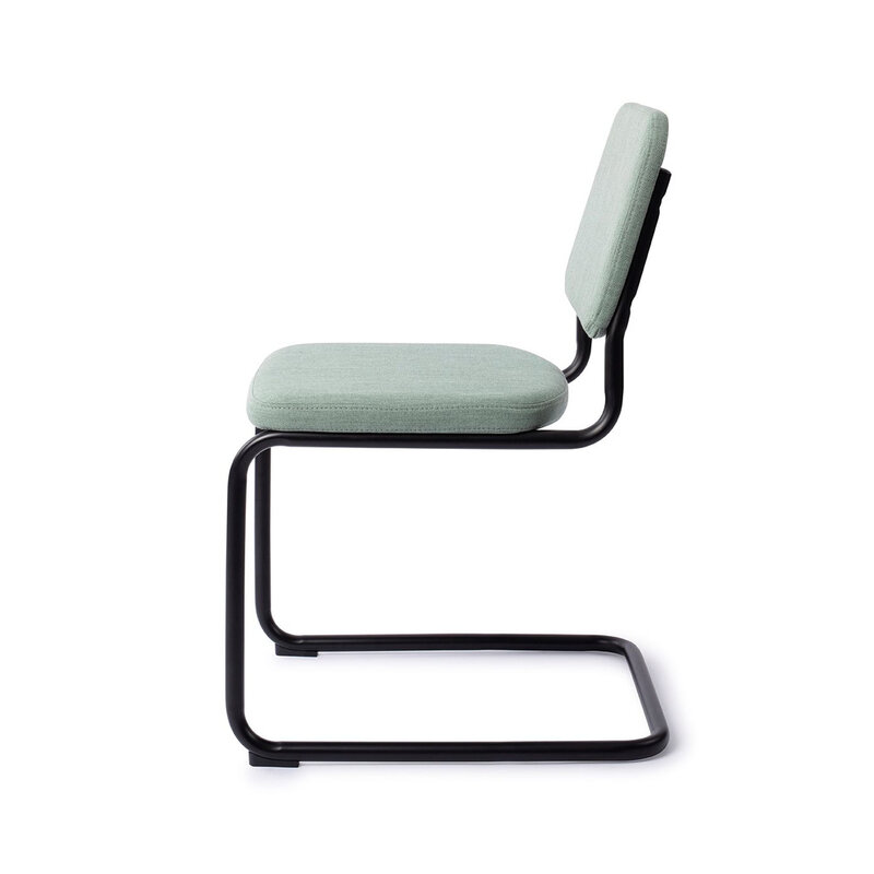 Jesper Home Mugi Spearmint Eetkamerstoel - Black Frame
