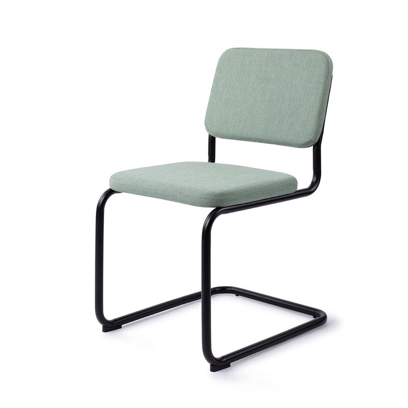 Jesper Home Mugi Spearmint Eetkamerstoel - Black Frame