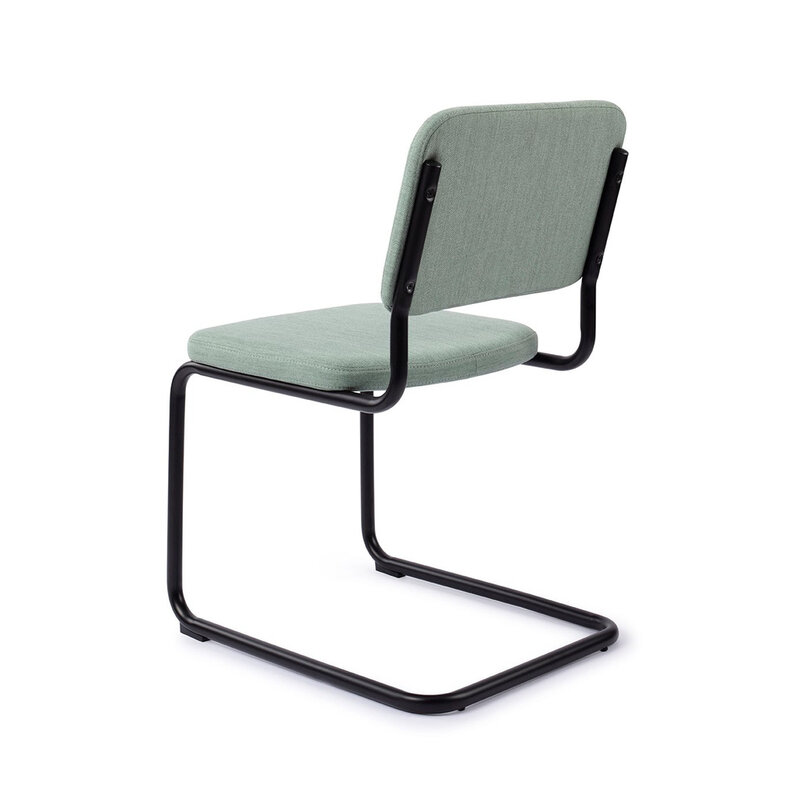 Jesper Home Mugi Spearmint Eetkamerstoel - Black Frame