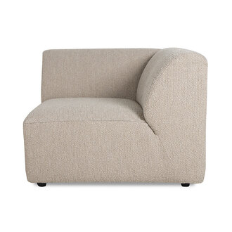 HKLIVING Jax bank element rechts corner boucle taupe
