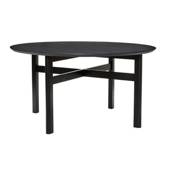 Hübsch Fjord ronde eettafel zwart
