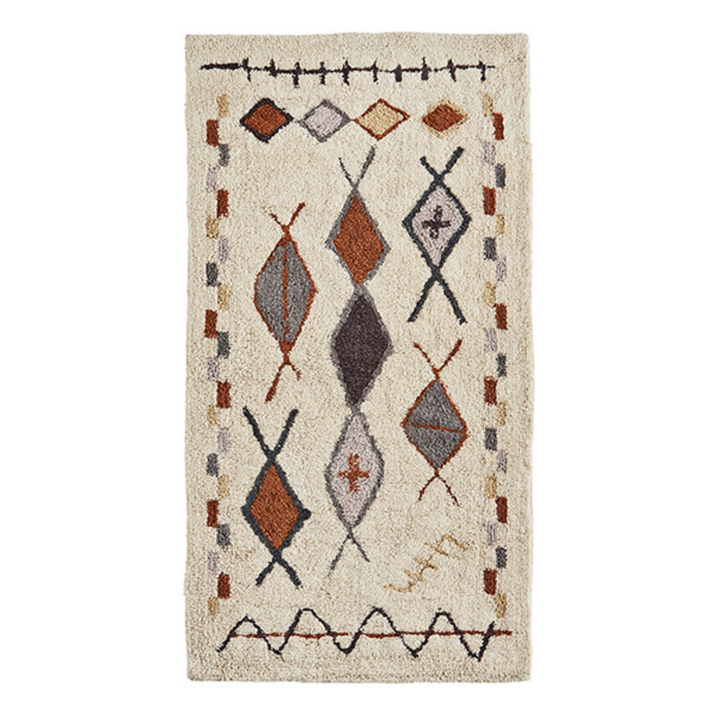 Madam Stoltz-collectie Tufted cotton runner