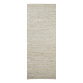 House Doctor Rug Hempi Light grey Handmade Finish may vary 300x90