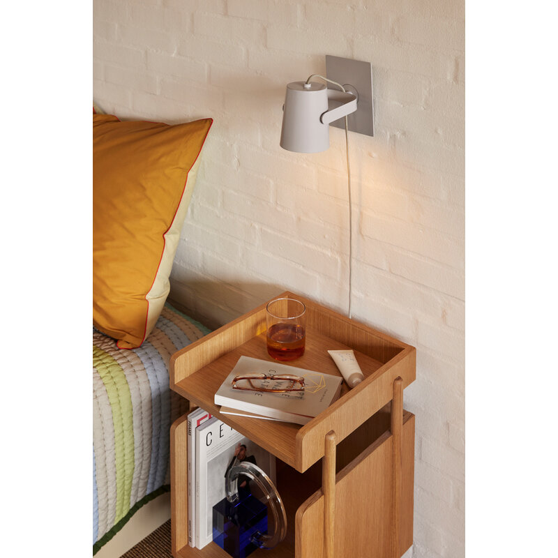 Hübsch-collectie Ardent Wall Light Light grey