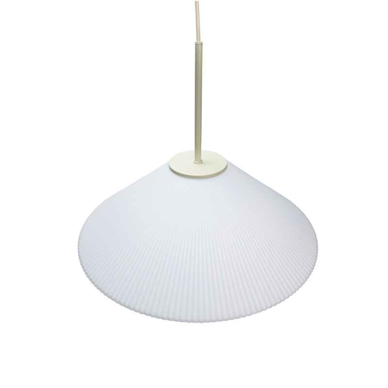 Hübsch-collectie Solid Pendant Lamp White/Sand
