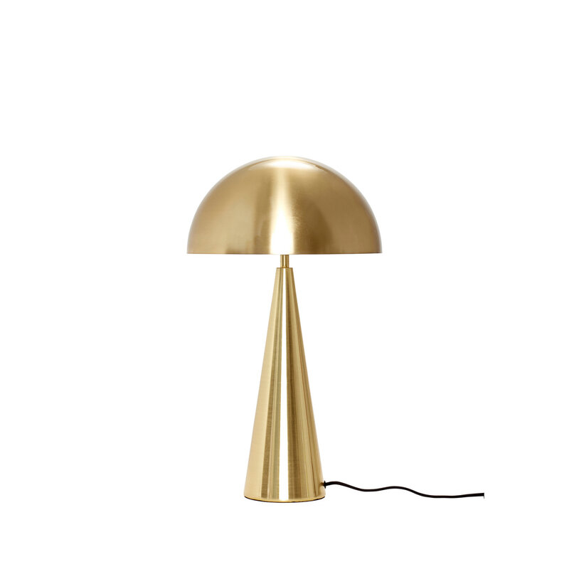 Hübsch-collectie Mush Table Lamp Tall Brass