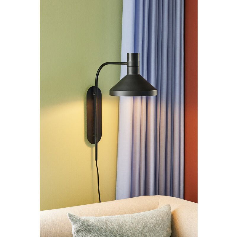 Hübsch-collectie Studio Wall Lamp Black
