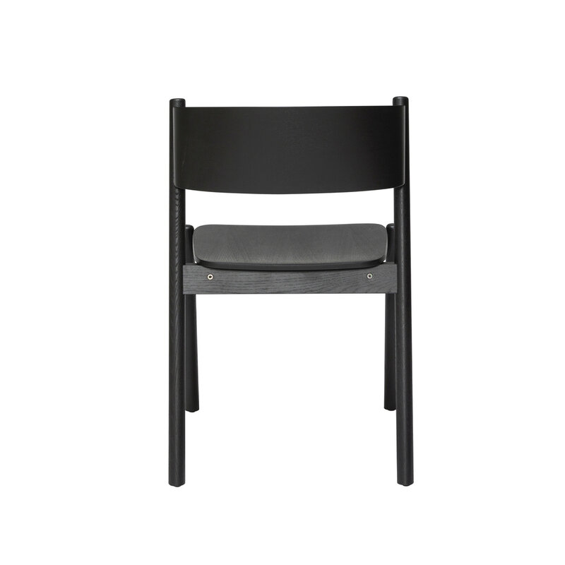 Hübsch-collectie Oblique Dining Chair Black