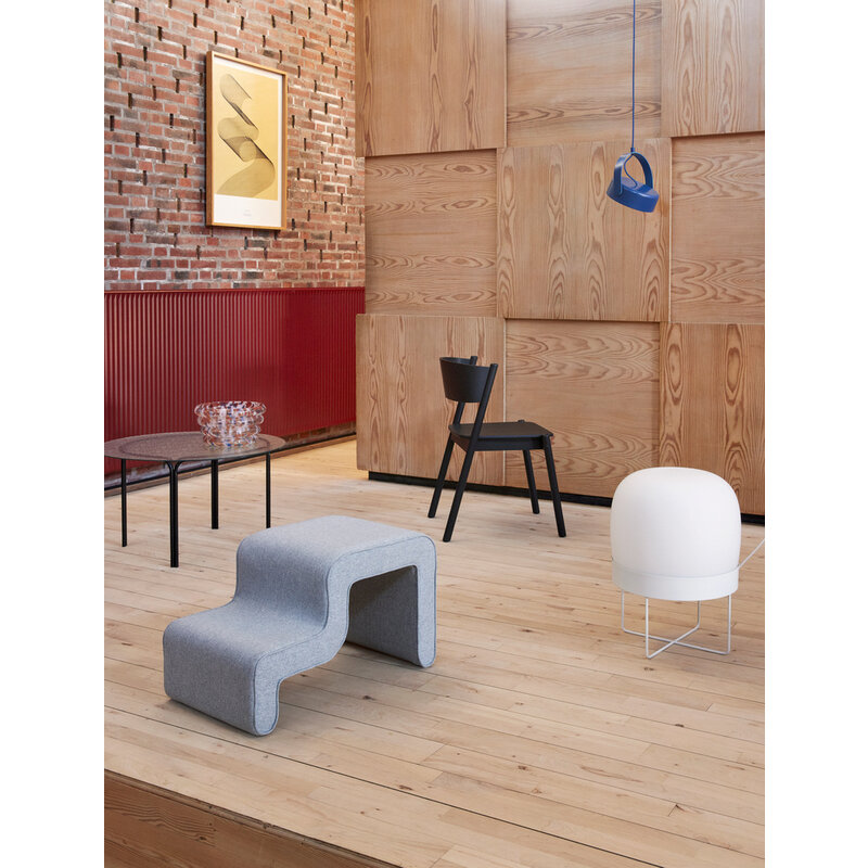 Hübsch-collectie Oblique Dining Chair Black